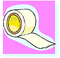 graphic - roll of toilet paper