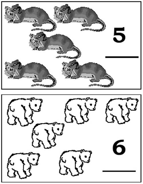 graphic - drawing of two panels from colouring book