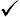 check mark graphic