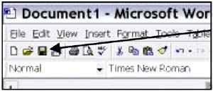 graphic - copy of Microsoft Word menu