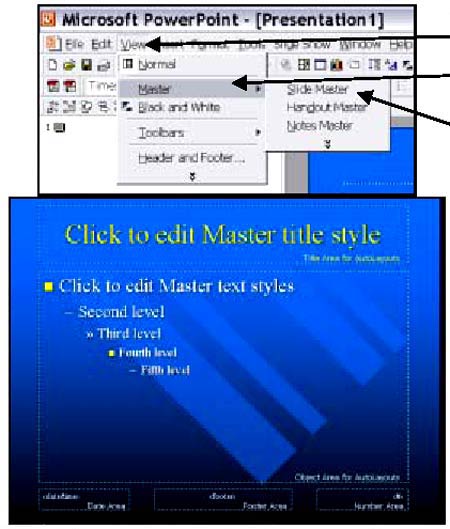 graphic - copy of a Microsoft PowerPoint menu