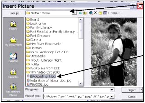 graphic - copy of a Microsoft PowerPoint menu