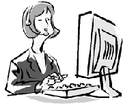 Female office worker