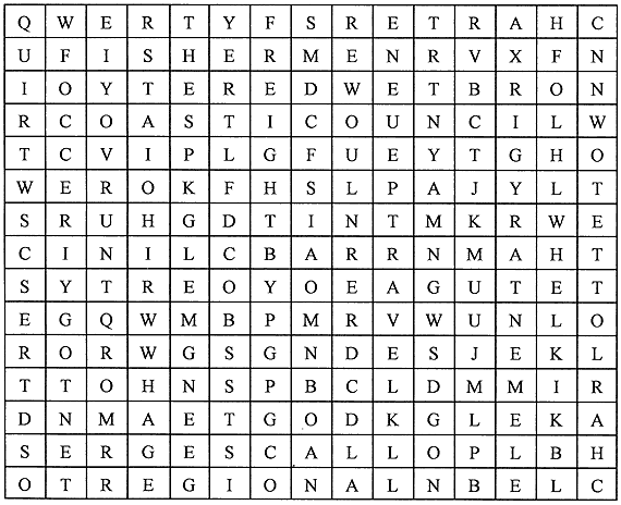 graphic of a word search puzzle