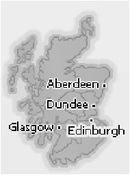 map of scotland