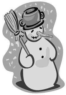 a snowman