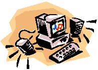 graphic - drawing of stylizied computer system