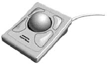 photo of a mouse trackball