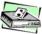 graphic - drawing of a VCR and a video tape cassette