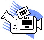 graphic - drawing of a video camcorder