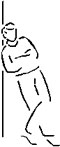 Man Leaning 
