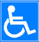 Wheelchair accesible sign