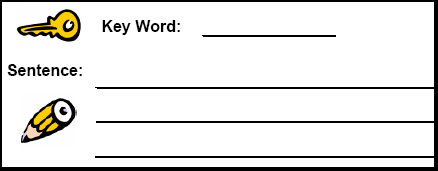 Example of a sentence writing worksheet