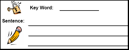 Example of a sentence writing worksheet