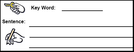 Example of a sentence writing worksheet