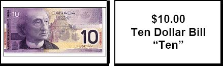 Ten Dollar Bill