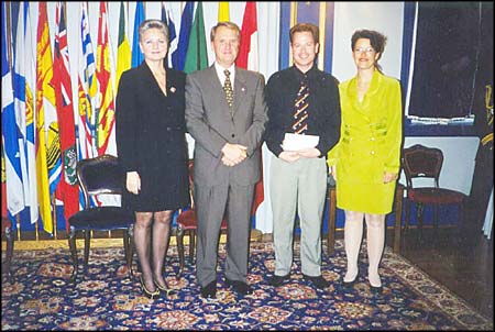 Lynda Haverstock, Harey Olsen, Richard Lockert and Leslie Goselin