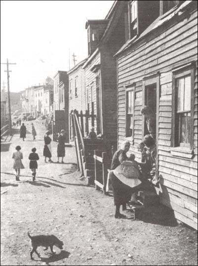 photo of a street scene.