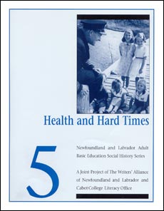 graphic: cover page for Health and Hard Times