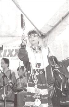 photo of a young native person