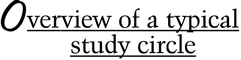 Overview of a typical study circle