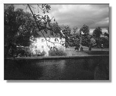 a river front house