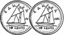 graphic of two dime