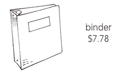 graphic of a binder