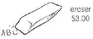 graphic of an eraser