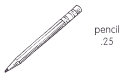 graphic of a pencil