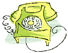 graphic of a telephone
