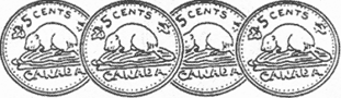 graphic of four nickel