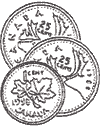 graphic of two quarter and a penny 