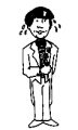 graphic of a man standing