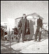 Autoboggan with a house on it