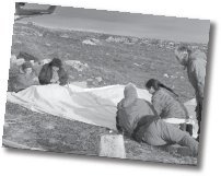 Building a tent