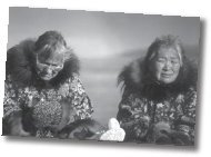 2 elder inuit women
