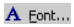 A font