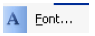 Font menu