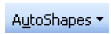 Autoshapes menu button