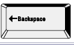 Backspace key