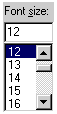 Font size