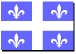 The Quebec flag
