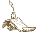 A scroll and ink