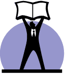 A man holding a book