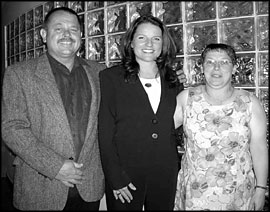 photo of Manon Fortin, Gary Porter and Edna Kenny