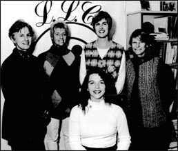 Juel Weideman, Karen Ingalls, Wendy Seys, Sarah Mills, and Karen Smith (seated)