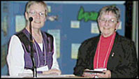 photo of Nora Young & Carol Fraser