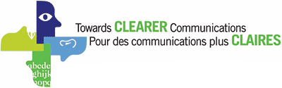 graphic heading: Towards Clearer Communications
