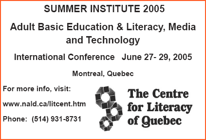 graphic: Summer Institute Announcement